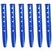 6pcs Snow and Sand Tent Stakes Pegs - Aluminum U-Shaped Tent Pegs Tent Nails Lightweight for Camping Hiking Backpacking