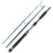 UDIYO 1.8/2.1m Portable 3 Section Carbon Telescopic Fishing Rod Pole Fish Tackle Tool