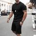 AXXD Soccer Shorts Men Running Shorts Athletic Summer Casual For Clearance M Black