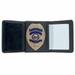 ASR Federal Black Leather RFID Wallet Police Badge Holder with Removable ID Card Holder Shield