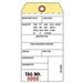 INVENTORY TAGS - Two-Part Carbonless NCR 3-1/8 x 6-1/4 Box of 500 Numbered 43500-43999