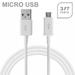 T-Mobile Samsung Galaxy S5 OEM 3 Feet White Samsung Micro USB Data Cable Compatible With Adaptive Fast Charging Technology