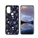 Compatible with Moto G Power 2022 Phone Case Pretty-floral-purple-1 Case Men Women Flexible Silicone Shockproof Case for Moto G Power 2022