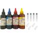 Bulk Refill Ink Bottles Compatible with HP 60 60XL 61 61XL 62 62XL 63 63XL 64 64XL 65 65XL 67 67XL Ink Cartridges - 4 Color