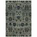 HomeRoots 510072 5 x 7 ft. Blue & Navy Oriental Power Loom Stain Resistant Rectangle Area Rug