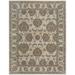 HomeRoots 515038 9 x 12 ft. Tan Ivory & Brown Power Loom Rectangle Area Rug