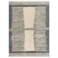 Luxe Weavers Moroccan Geometric Gray 6x9 Area Rug Abstract Stripe Carpet