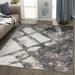 Luxe Weavers Geometric Abstract Art Deco Gray 6x9 Area Rug