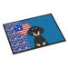 Black and Cream Dachshund Indoor or Outdoor Mat 24x36 36 in x 24 in