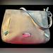Michael Kors Bags | Beautiful Michael Kors Hallie Gray Leather Messenger Bag | Color: Gray/Silver | Size: Os