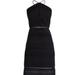 J. Crew Dresses | J. Crew Black Cotton Eyelet Halter Dress Size 6 | Color: Black | Size: 6