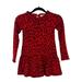 Kate Spade New York Dresses | Kate Spade Girls Size 6 Red Burgundy Animal Print Drop Waist Dress | Color: Red | Size: 6g