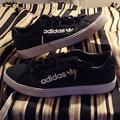 Adidas Shoes | Black Adidas Sleek Women's Sneakers Size 6.5 | Color: Black | Size: 6.5