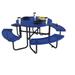 46'' Outdoors Steel Round Lifetime Picnic Table with Umbrella Hole
