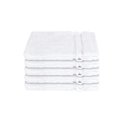 Schiesser Frottier-Waschhandschuhe Milano im 5er-Set (16x22cm) weiß Image