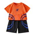 Fsqjgq Summer Clothes for Girls Toddler Baby Girl Clothes Toddler Children Kids Children s Short Sleeved Suit Running Sportswear Casual Quick Drying Clothes for Boys Girls Tshirt Shorts Two Piece Sui