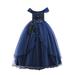 VerPetridure Toddler Girl Dresses Clearance Sleeveless Casual Dresses for Girls Toddler Girls Temperament Minimalistic Bowknot Embroidered Flower Net Yarn Birthday Party Gown Dresses