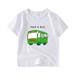 ZIZOCWA Boys Tshirts 4T Small Pack Toddler Kids Baby Boys Girls Summer Cartoon Short Sleeve Crewneck Car Cartoon T Shirts Tops Tee Clothes for Childre White130