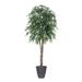 Primrue 72" Artificial Foliage Tree in Pot Silk/Plastic in Gray | 72 H x 30 W x 30 D in | Wayfair D05E25ADD04E4D1A845E94CE4A69266A