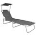 Arlmont & Co. Aury Outdoor Metal Chaise Lounge Metal | 188.5 H x 57.5 W x 27 D in | Wayfair 6D1D0EEBF0B94FC6873B231B7D1BB12C