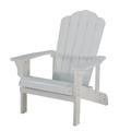 Adirondack Chair Campfire Chairs Plastic Wood Adirondack Chair Patio Chairs Lawn Chair Easy Assemble & Maintain for Outside Deck Garden Backyard Weather Resistant White