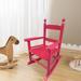 Rocking Chair Children s Rocking Rose Red Chair Indoor or Outdoor Suitable for Kids Durable