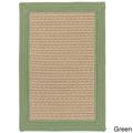 Colonial Mills Textured Border Indoor/Outdoor Braided Reversible Rug USA MADE Green Grove 6 x 8 Border Reversible Made To Order Stain Resistant 6