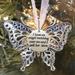 WQJNWEQ Clearance Christmas Creative Hollow Carving Exquisite Butterfly Memorial Family Pendant Christmas Tree Decoration Car Rearview