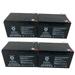 SPS Brand 12V 12Ah Replacement Battery (SG12120T2) for Interstate Batteries BSL1105 Batter (4 Pack)