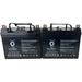 SPS Brand 12V 35Ah Replacement battery (SG12350) for Lawn Mower Zipper TS-950-D ( 2 PACK)