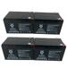 SPS Brand 12V 12Ah Replacement Battery (SG12120T2) for Compaq T700 (12V 12Ah) (4 Pack)