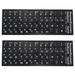 2X Russian Letters Keyboard Sticker for Notebook Laptop Desktop PC Keyboard Covers Russia Sticker