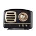 Adakot Black Retro Hifi Stereo Bluetooth Speaker Portable Wireless Vintage Speaker DC Full-range 50hz-20khz