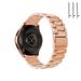 FIEWESEY 22mm Watch Band Replacement Compatible with Samsung Galaxy Watch 46mm/Gear S3 Frontier/Galaxy Gear S3 Watch Strap Solid Stainless Steel Bracelet Band Strap Folding Clasp(Rose Gold)