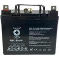 SPS Brand 12V 35Ah Replacement battery (SG12350) for Lawn Mower Ultra Lawnmower 15.5HP/42