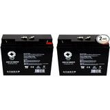 SPS Brand 12V 18Ah Replacement Battery (SG12180FP) for APC BackUPS BK1250 UPS Battery (2 Pack)