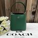 Coach Bags | Coach Small Town With Diary Embroidery Leather Bucket Crossbody Bag C8519 | Color: Green | Size: Os