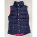 Lilly Pulitzer Jackets & Coats | Lilly Pulitzer Isabelle Quilted Puffer Down Vest Insulated Midnight Navy Sz Xs | Color: Blue/Gray | Size: Xs