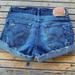 Levi's Bottoms | Levis Distressed Jean Cut Off Shorts Youth Girls Size 14 | Color: Blue | Size: 14g