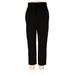 H&M Casual Pants - High Rise Straight Leg Boyfriend: Black Bottoms - Women's Size 10