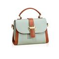 NICOLE & DORIS Fashion Satchel Handbag Women Small Crossbody Bag Ladies Shoulder Bags Multicolour Hand Bag Top Handle Clutch Bags PU Leather Girls Messenger Bags Purses Bag Green