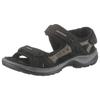 Trekkingsandale ECCO "OFFROAD", Damen, Gr. 41, schwarz (schwarz, grau), Nubukleder, Textil, sportlich, Schuhe, Outdoorschuh, Sommerschuh, Freizeitsandale, in sportlicher Optik