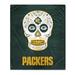 Green Bay Packers 60'' x 70'' Sugar Skull Fleece Blanket