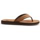 QUIKSILVER Herren Zehensandalen Carver Nubuk, Größe 46 in Braun