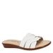 Tuscany by Easy Street Nicia - Womens 8.5 White Sandal W