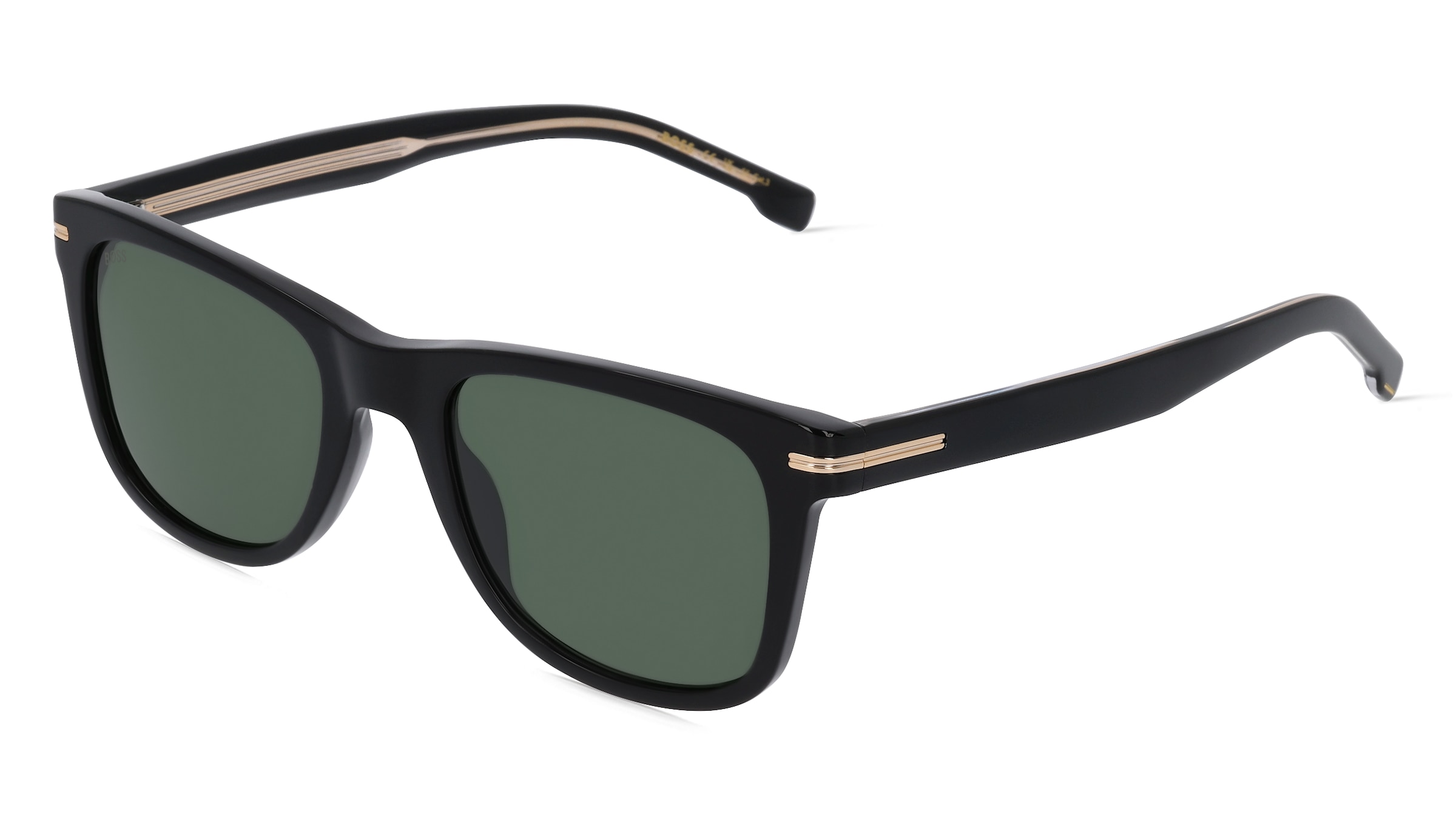 Boss 1508/S Herren-Sonnenbrille Vollrand Quadratisch Acetat-Gestell, schwarz