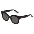 Fielmann OU 037 SUN FA ZOE Damen-Sonnenbrille Vollrand Butterfly Acetat-Gestell, Havanna