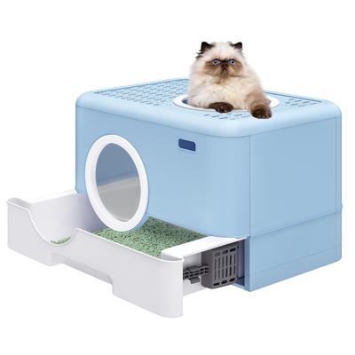 Cat Litter Box Enclosed Cat Toilet