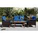 4-Piece Outdoor Sofa Set Garden Furniture Patio Seating Set