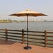 8.8 feet Outdoor Aluminum Patio Umbrella with 33 pounds Base